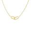 Collar de Rectángulos Interconectados de Oro Amarillo de 14k