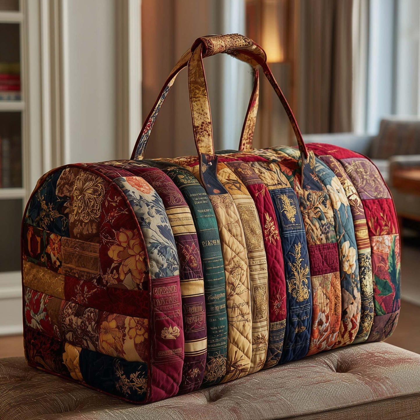 Bookwind Series Handheld Quilted Travel Bag - Multi-Functional