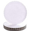 10" White Scallop Cake Circle