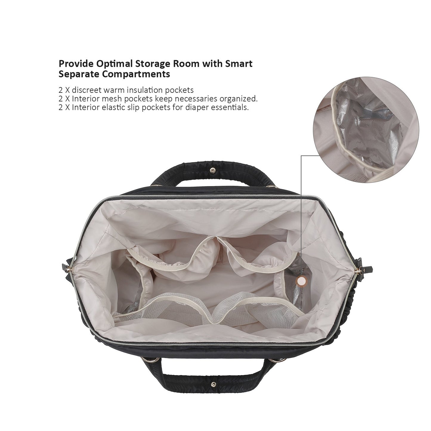 Premium Outdoor Portable Crossbody Diaper Bag