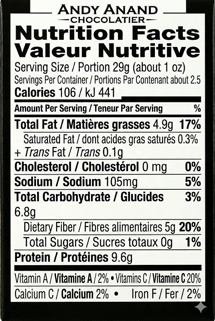 Andy Anand Sugar & Gluten Free Almond Brittle Nougat - 7 Oz