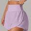 Shorts Actifs Taille Haute avec Poches