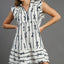 Elegant Plus Size Ribbon Collared Mini Dress