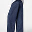 Pantalons en velours côtelé à taille élastique et jambes larges