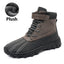 Botas de Nieve Impermeables con Cordones para Hombres y Mujeres