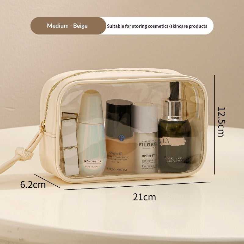 Portable Transparent Travel Toiletry Bag