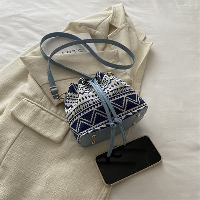 Bolso Cruzado de Viaje Casual Retro