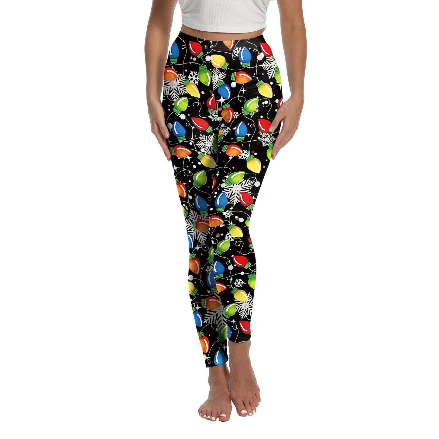 Festive Women's Gym Pants for Active Comfort