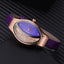 Montre de luxe élégante pour femmes avec bracelet en cuir