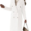Elegant Long Sleeve Double Breasted Overcoat