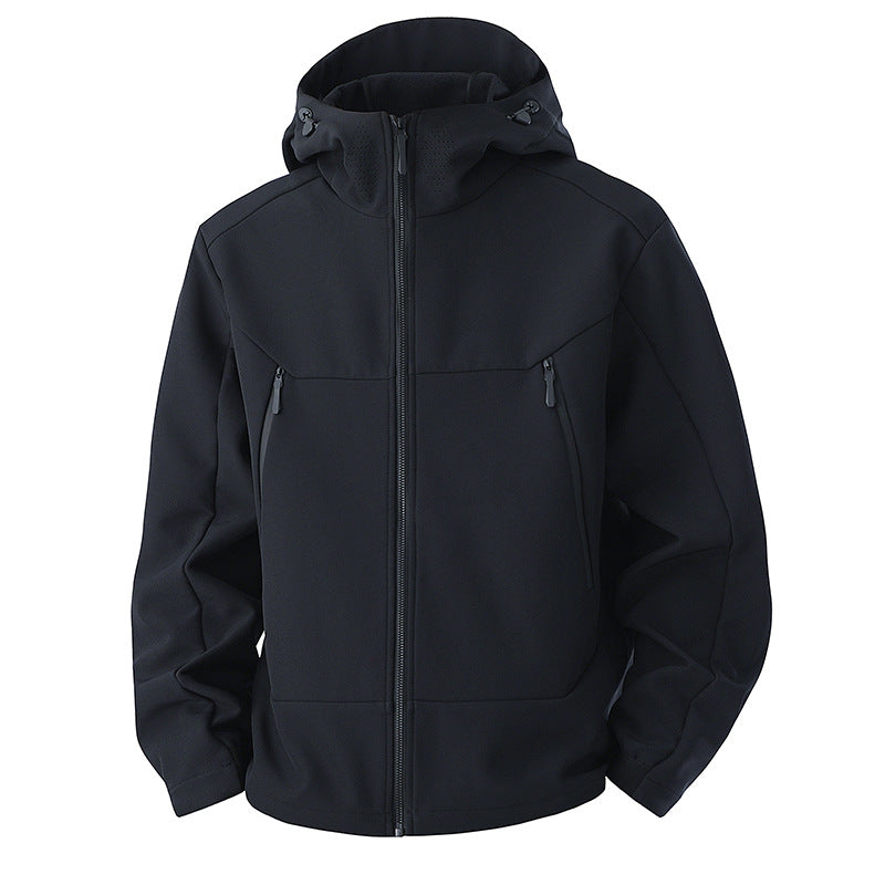 Veste imperméable et coupe-vent en soft shell pour homme