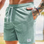 Lace-up Drawstring Corduroy Jogger Shorts for Men