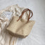 Fashionable Straw Tote Bag for Travel - Large Capacity