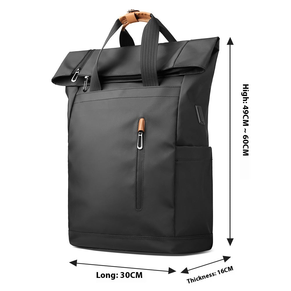 Sac à dos de loisirs pour hommes avec fermeture latérale