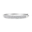 14K White Gold Princess-Cut Diamond Wave Bangle Bracelet - Size 7"