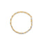 Bracelet en lien floral en or jaune 10k avec diamants - 5,00 cttw