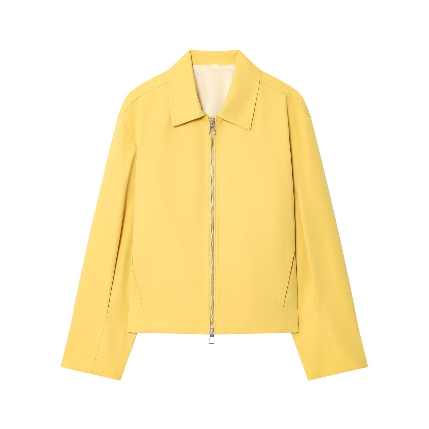Veste de baseball zippée à revers européenne et américaine élégante