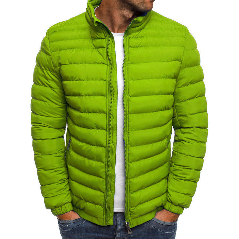 Veste en duvet en coton pour hommes pour l'automne et l'hiver