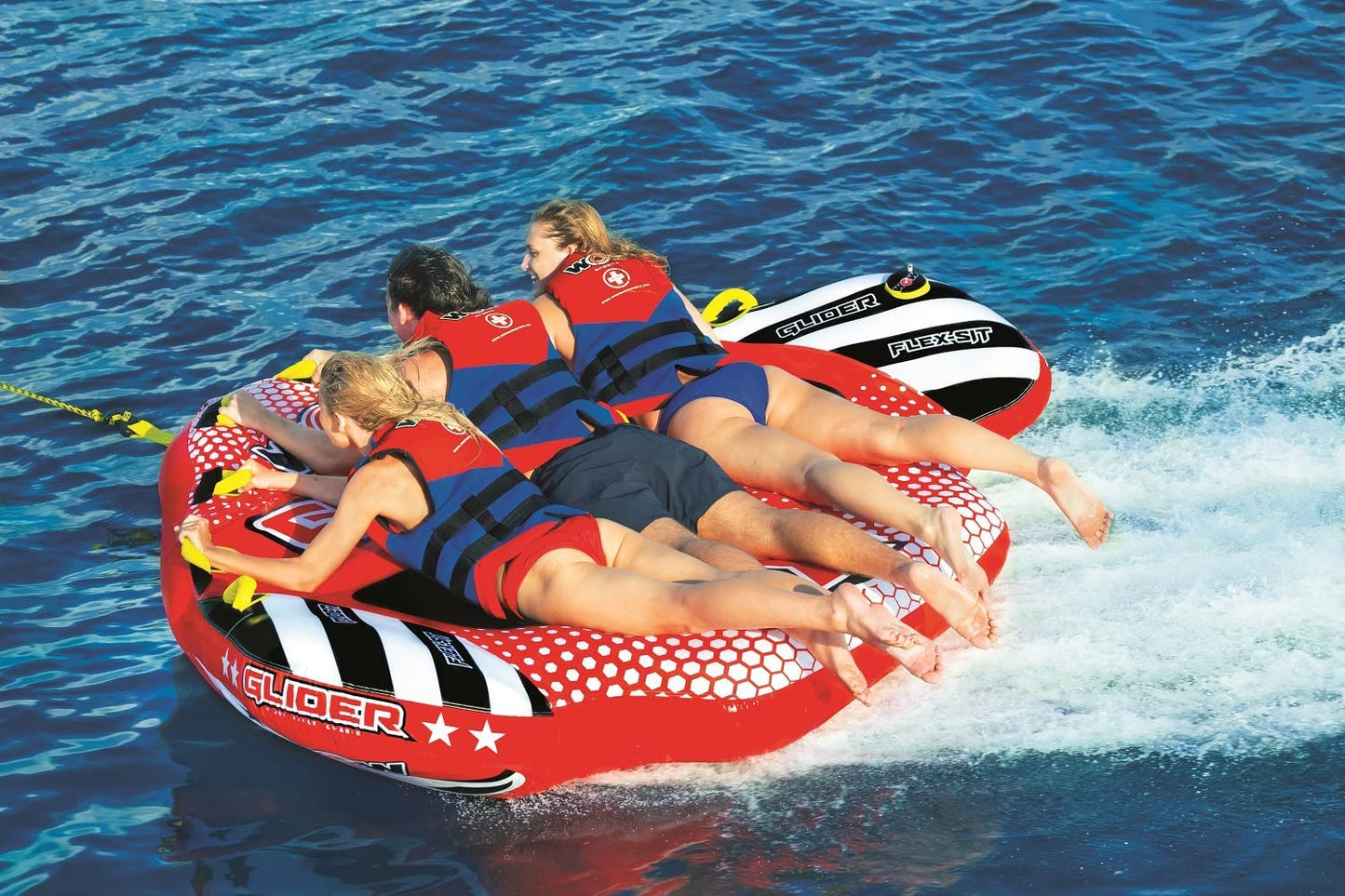 WOW Watersports Glider 3 Person Towable with Flex Seating