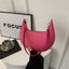 Bolso de Hombro Texturizado en Forma de Media Luna Niche para Mujeres