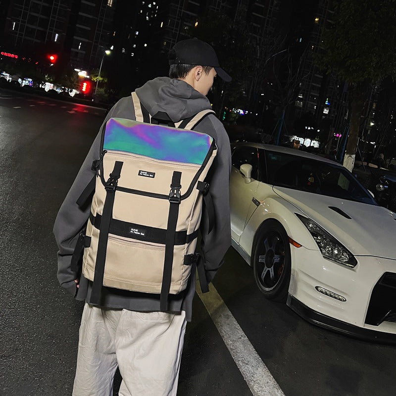 Men's Large Capacity Laptop Backpack - Trendy Workwear