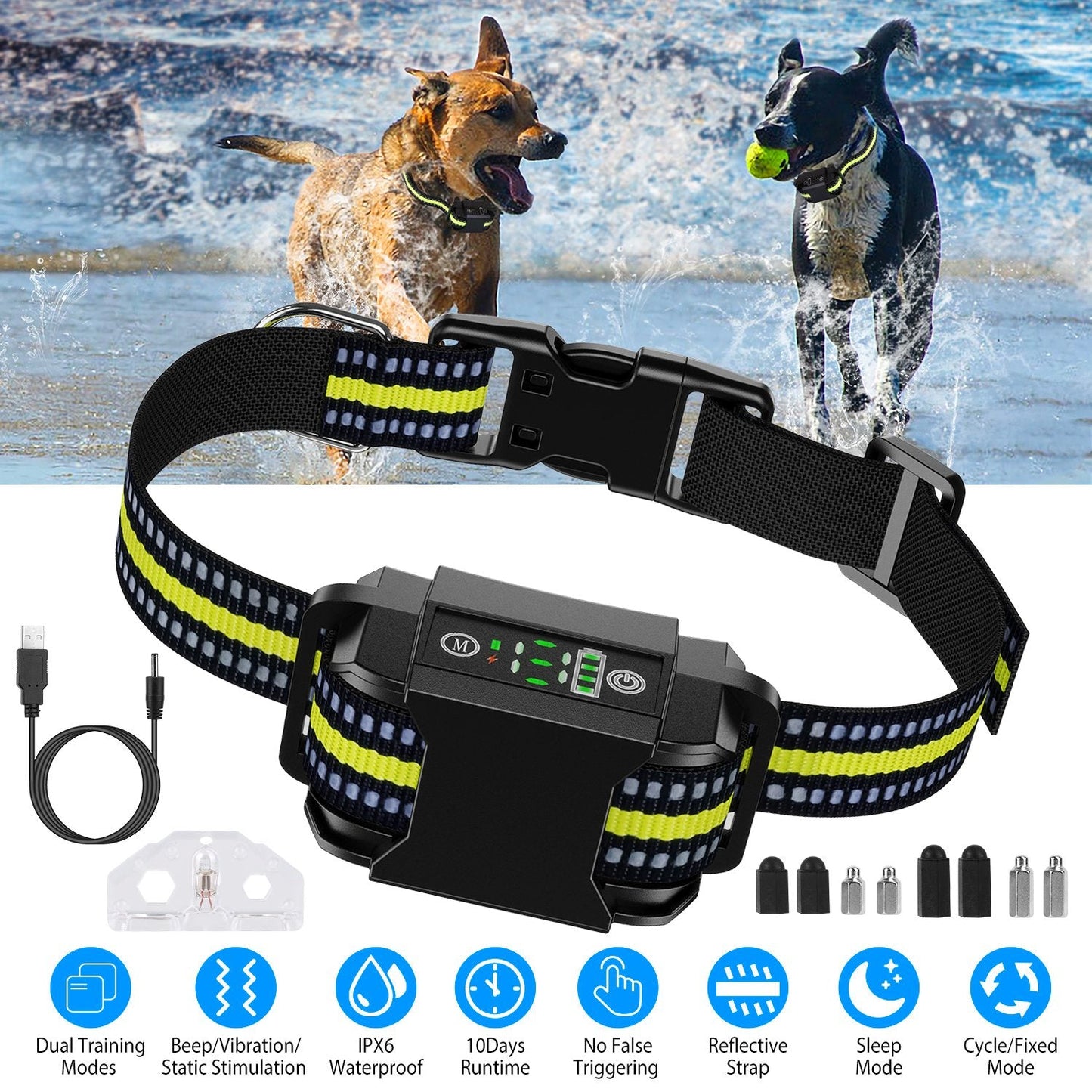 Collar Antibark Avanzado GBruno para Perros