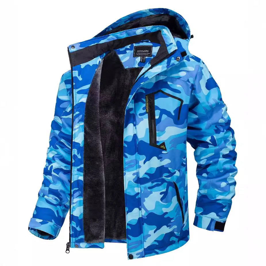 Premium Hooded Men's Jacket for Autumn and Winter
