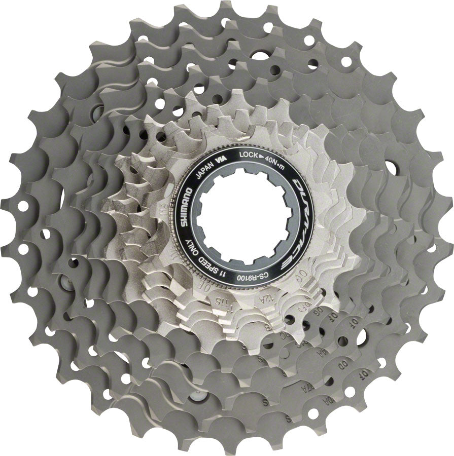 Cassette Shimano Dura Ace CS-R9100 - 11 Vitesses 11-30t Argent/Gris