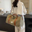 Portable Canvas Crossbody Bag for Travel