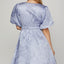 Chic Crinkle Woven V-Neck Balloon Sleeve Mini Dress