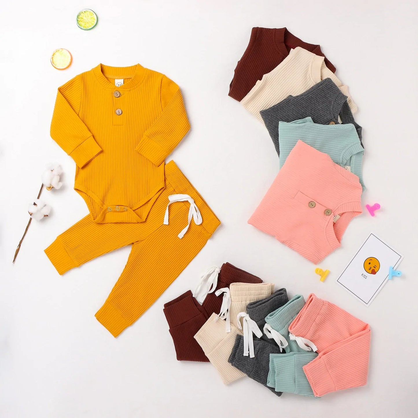 Conjunto de Punto Acogedor para Bebé Otoño