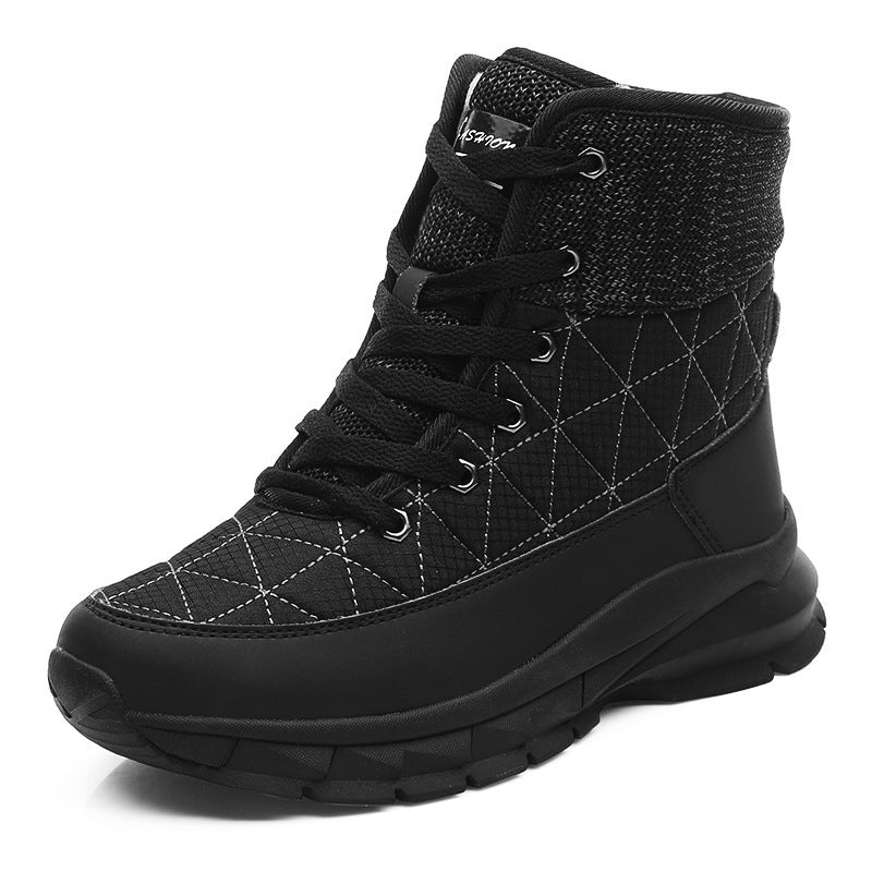 Bottes en coton extérieures antidérapantes premium pour femmes