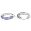 Elegant 3.06 Carat Genuine Tanzanite Sterling Silver Earrings