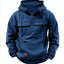 Hoodie zippé décontracté pour homme avec cordon et poche