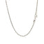 Chaîne en or blanc 14k de 2,0 mm avec motif en diamant