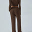 Round Neck Long Sleeve Top and Pants Set