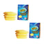 Tampons de nettoyage polyvalents Elite - 6 éponges non rayantes pour un usage domestique