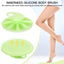 Brosse de Nettoyage Corporelle en Silicone Souple INNERNEED - Exfoliation Douce (Vert)
