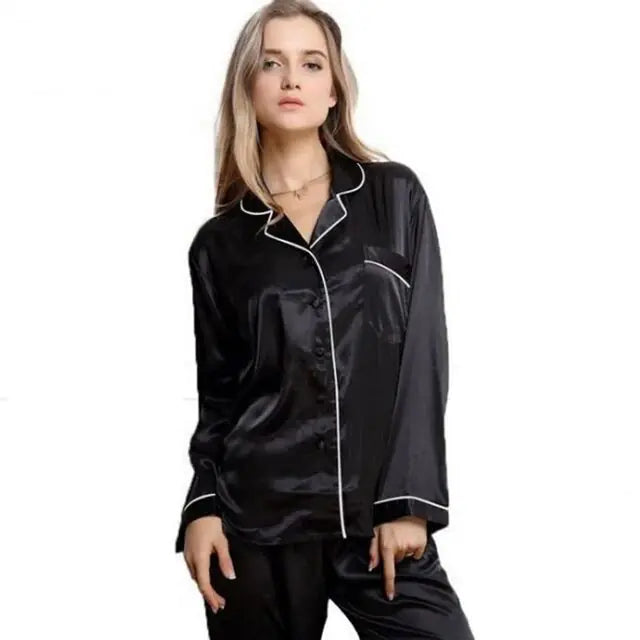Elegant Women's Satin Pajamas Set for Ultimate Comfort