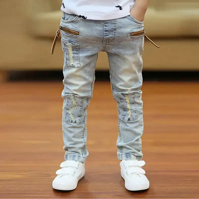 Pantalons en denim premium pour enfants de 4 à 11 ans