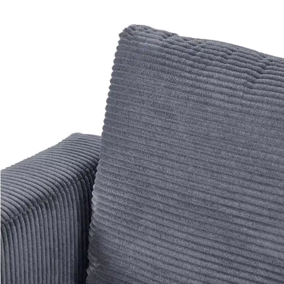 Sofá de Lino Gris Elegante