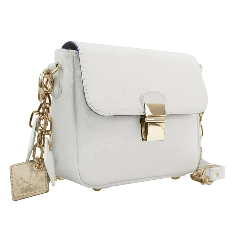 Pequeño Bolso de Cuero - Blanco