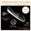 Short Almond Gel Nail Tips - 504pcs Half Matte Press-On Nails