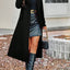 Elegant Double Breasted Women's Overcoat