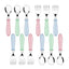 Ensemble de couverts pour tout-petits en acier inoxydable - 12 pièces - Sûr et durable