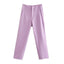 Pantalons Droits Chic pour Femme de Bureau