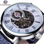 Men's Luxury Mechanical Watch with Leather Band