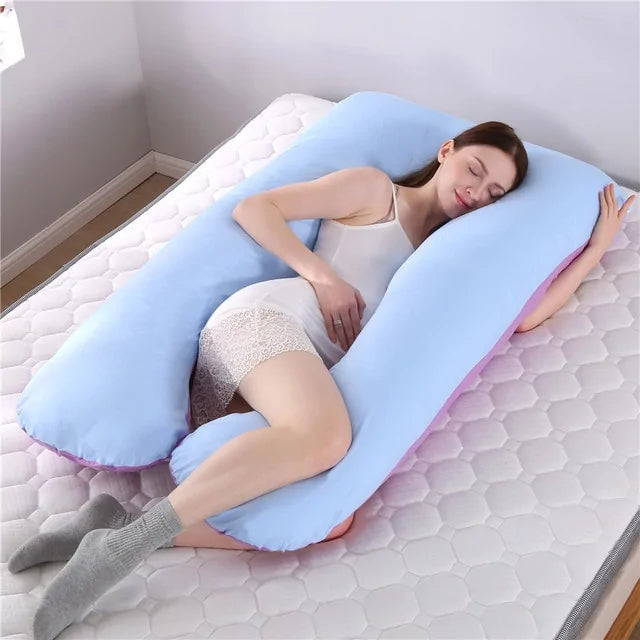U-Shape Pregnancy Support Pillow for Comfort and Rest