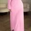 Elegant Long Sleeve Split Dress for Women