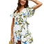 Vestido de Manga Mariposa con Escote en V